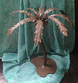 Metal Palm Tree Centerpiece - Centerpieces & Columns - Tropical theme centerpiece